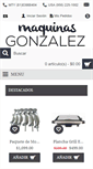 Mobile Screenshot of maquinasgonzalez.com
